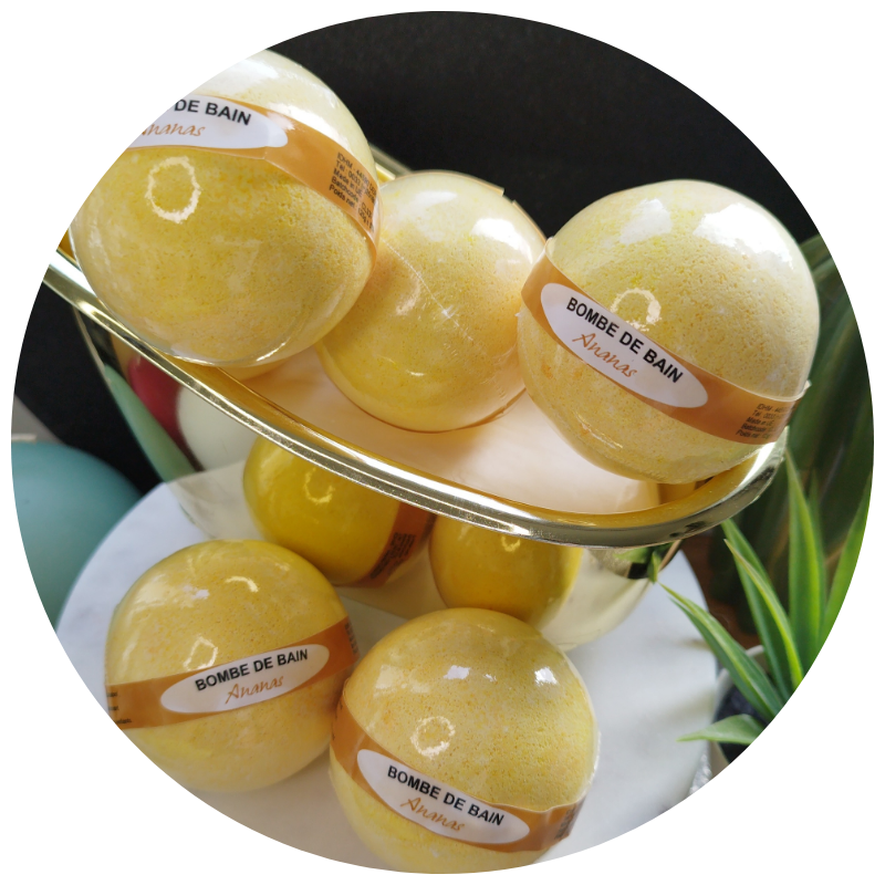 Bombe de Bain 125g â Ananas đ - Oh ! My Bath