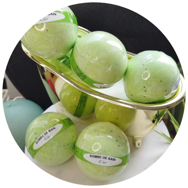 Bombe de Bain 125g â Kiwi đ„ - Oh ! My Bath