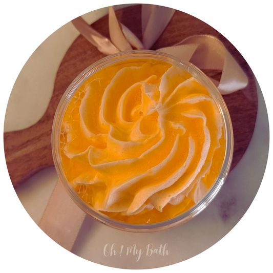 Chantilly de douche - Mangue et son coulis 🥭