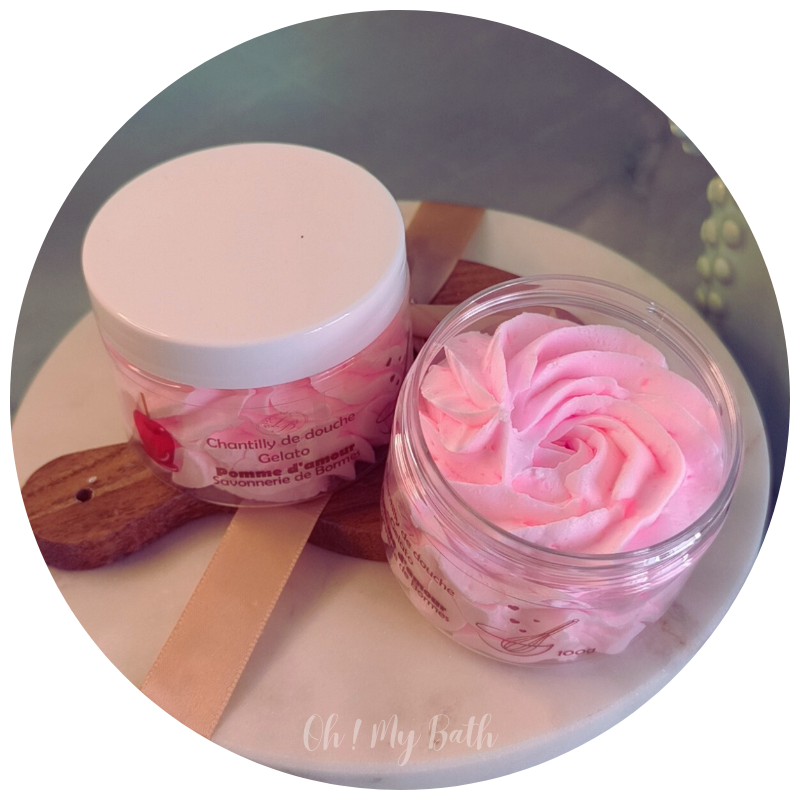 Chantilly de douche - Pomme d'amour đâ€ïž