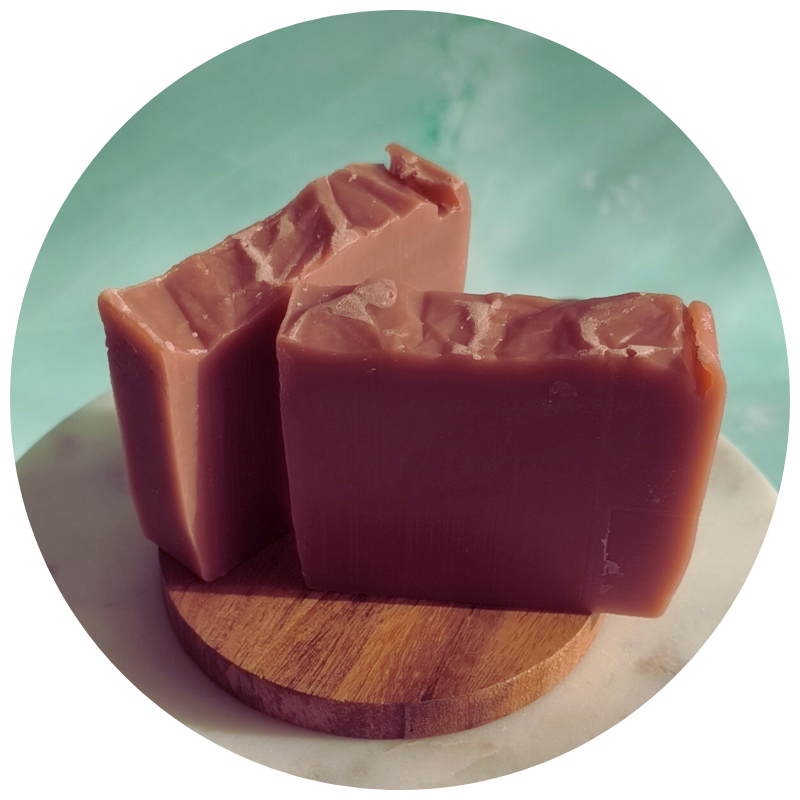 Tranche de savon - Framboise & Vanille 🍓✨