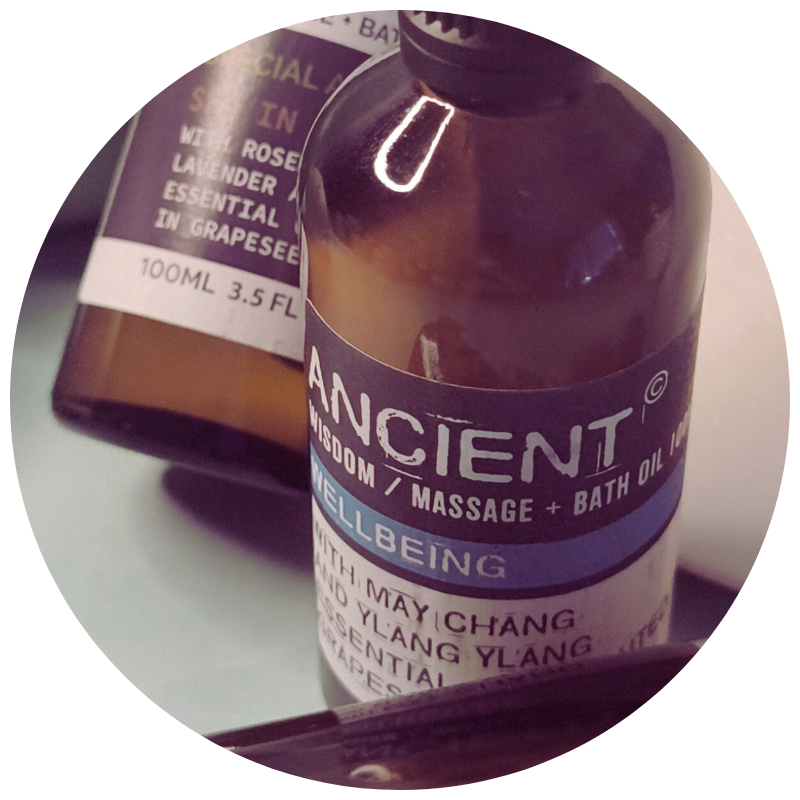 Huile de soin/massage Bien-Etre - May Chang et Ylang Ylang