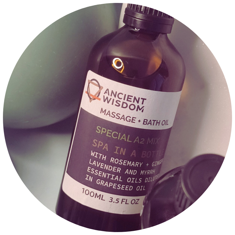 Huile de soin/massage Régénérante - A2 Mix