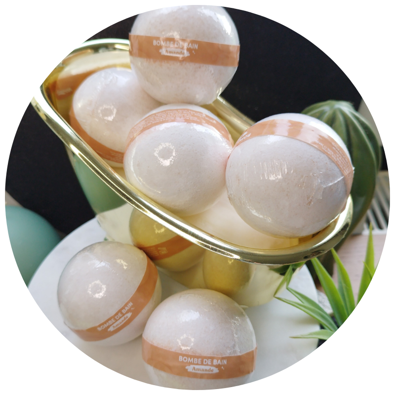 Bombe de Bain 125g – Amande 🌰 - Oh ! My Bath