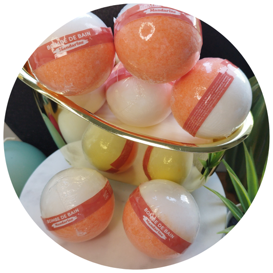 Bombe de Bain 125g – Mandarine 🍊 - Oh ! My Bath