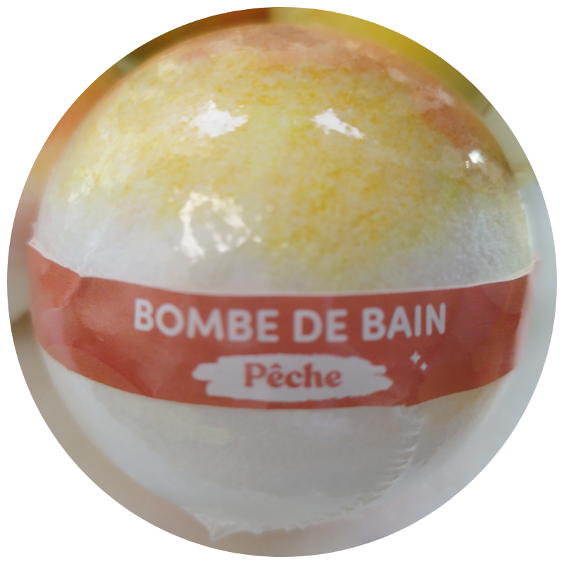 Bombe de Bain 125g – Pêche 🍑 - Oh ! My Bath