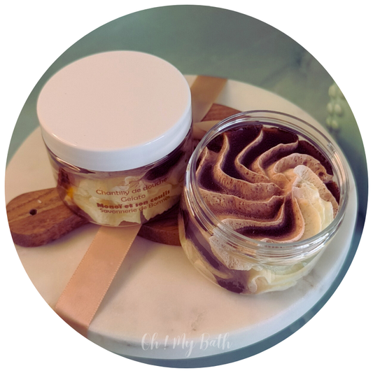 Chantilly de douche - Monoï et son coulis 🥥🌺