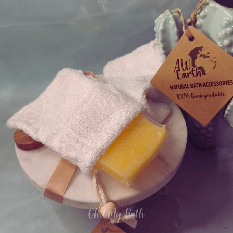 Sachet de savon exfoliant