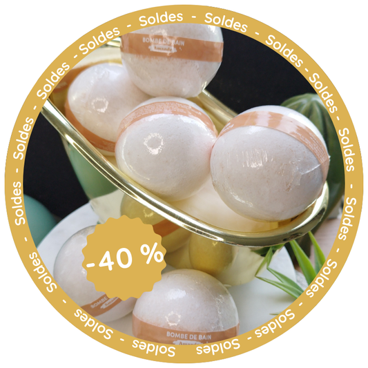 Bombe de Bain 125g – Amande 🌰