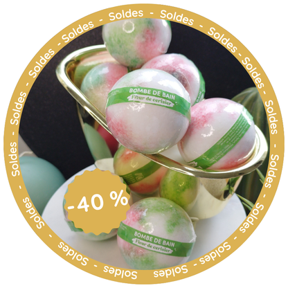 Bombe de Bain 125g – Fleur de Cerisier 🌸