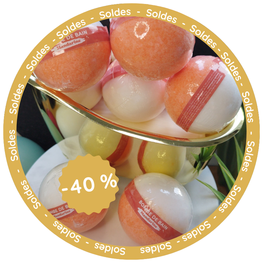 Bombe de Bain 125g – Mandarine 🍊