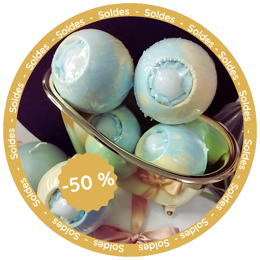 Bombe de Bain 180g – Ocean Spray 🌊🐚