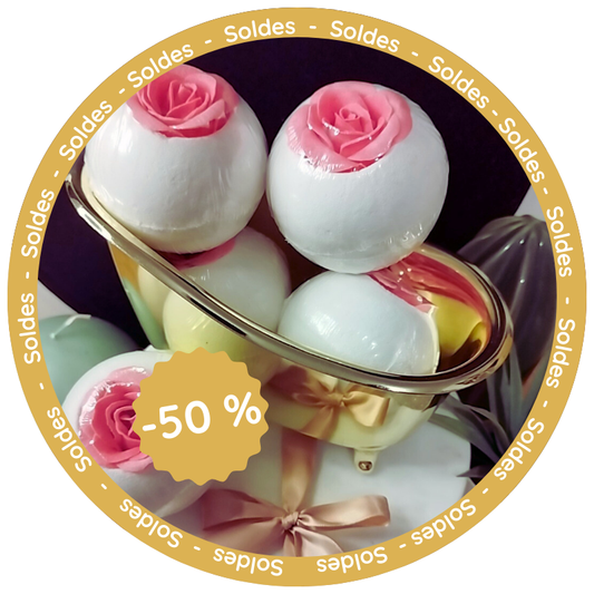 Bombe de Bain 180g – Romantique 🌹💞