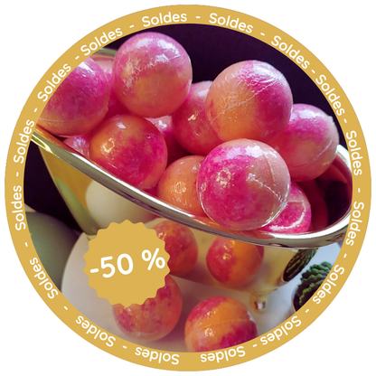 Bombe de Bain 45g – Grenade 🍒🌟