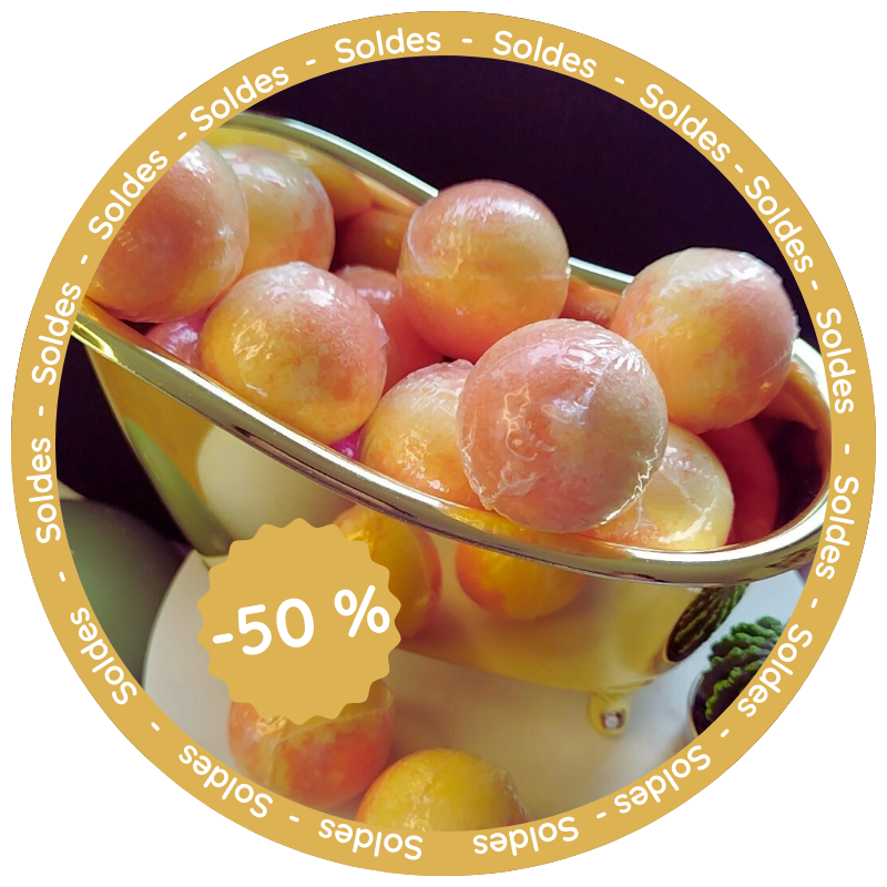 Bombe de Bain 45g – Monoï 🌺🌴