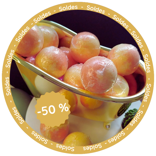 Bombe de Bain 45g – Monoï 🌺🌴