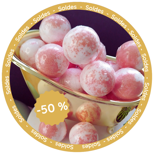 Bombe de Bain 45g – Rose 🌹✨