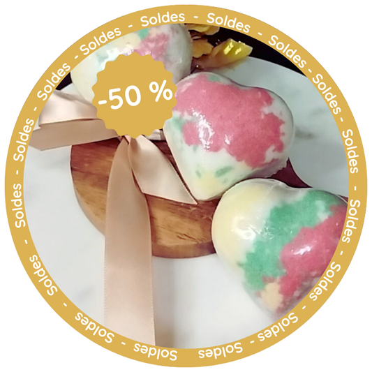 Coeur de bain - Bubble Gum 🍬