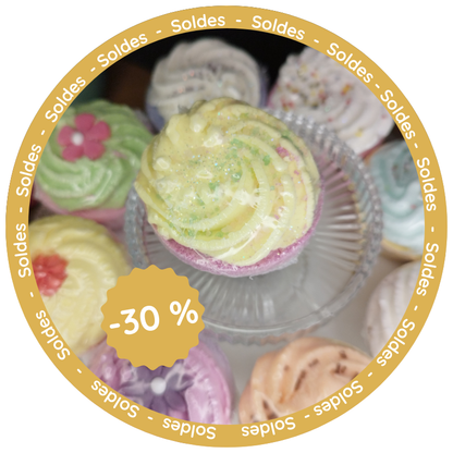 Fondant de Bain – Crème Fouettée / Rhubarbe 🌿