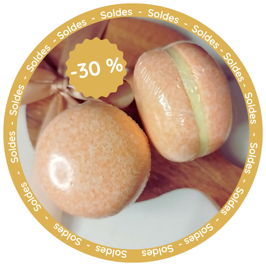 Macaron de Bain – Pêche 🍑