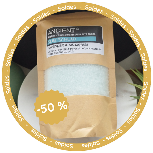 Sels de bain 350g - Lavande et Marjolaine - Paresse 🌿🌺